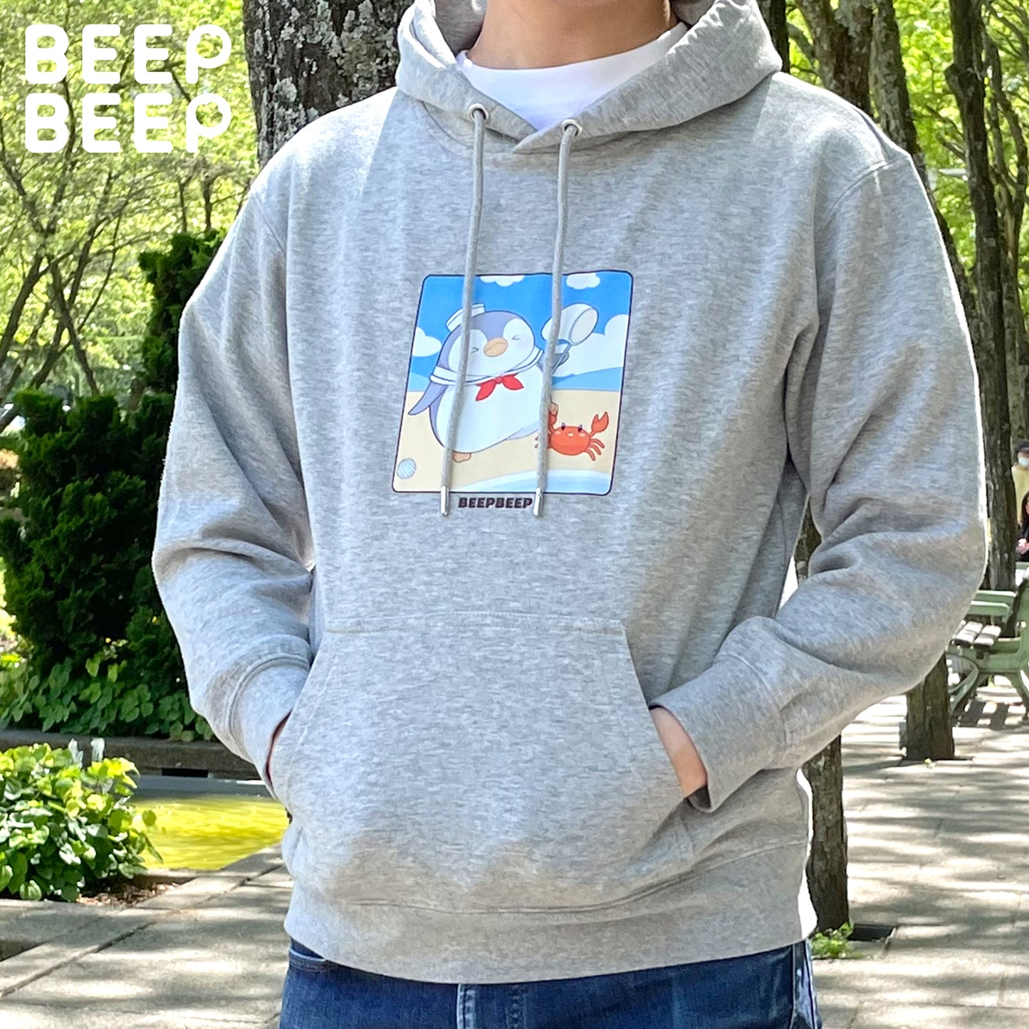 Beep Beep the Penguin Crab Hoodie