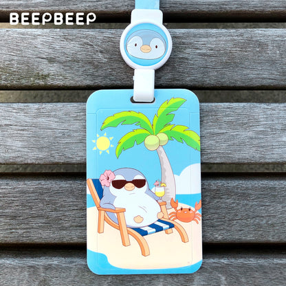 Beep Beep the Penguin Summer Card Case and Lanyard