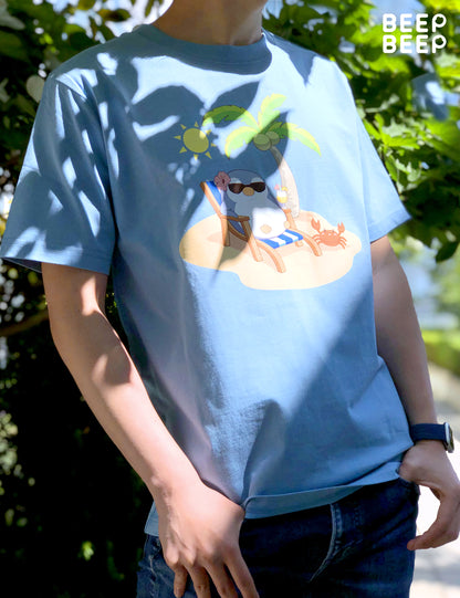 Beep Beep the Penguin Private Island Unisex T-Shirt