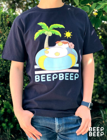 Beep Beep the Penguin Unisex T-Shirt Floating in Tube