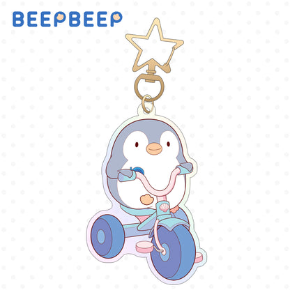 Beep Beep the Penguin Tricycle Keychain