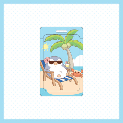 Beep Beep the Penguin Summer Card Case and Lanyard