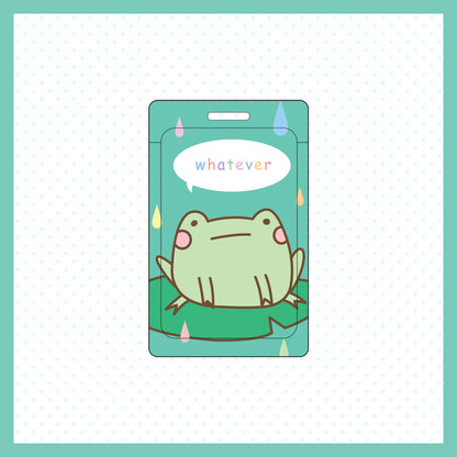 Blob the Frog Whatever Card Case and Lanyard