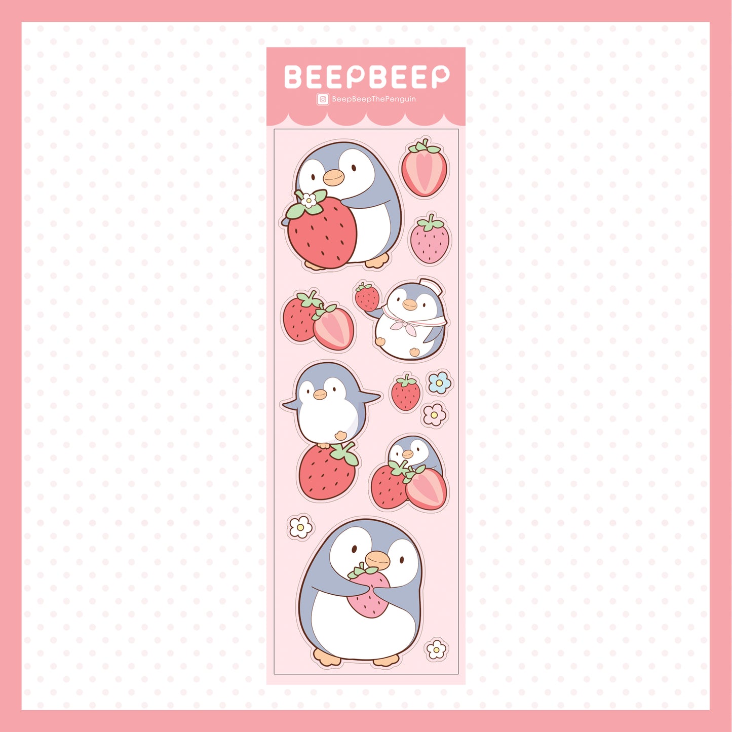 Beep Beep the Penguin Various Activities Sticker Sheet