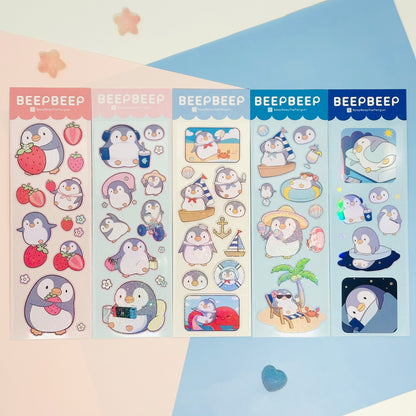 Beep Beep the Penguin Various Activities Sticker Sheet