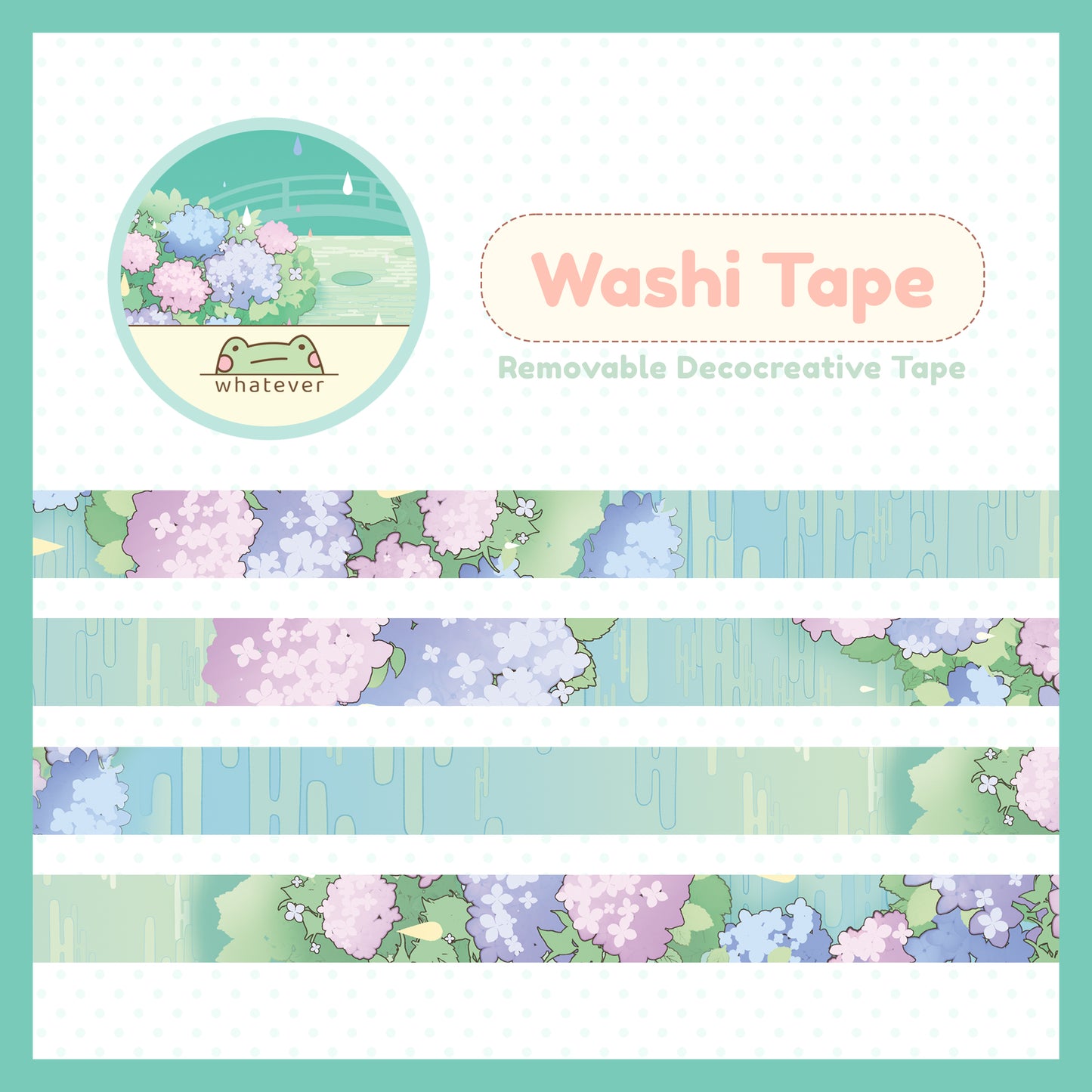 Blob the Frog Washi Tape