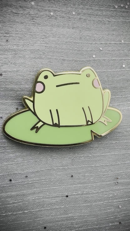 Blob the Frog Whatever Enamel Pin