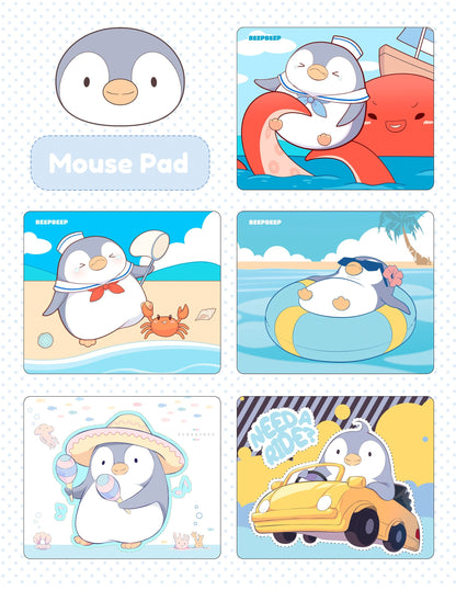 Beep Beep the Penguin Small Mouse Pad