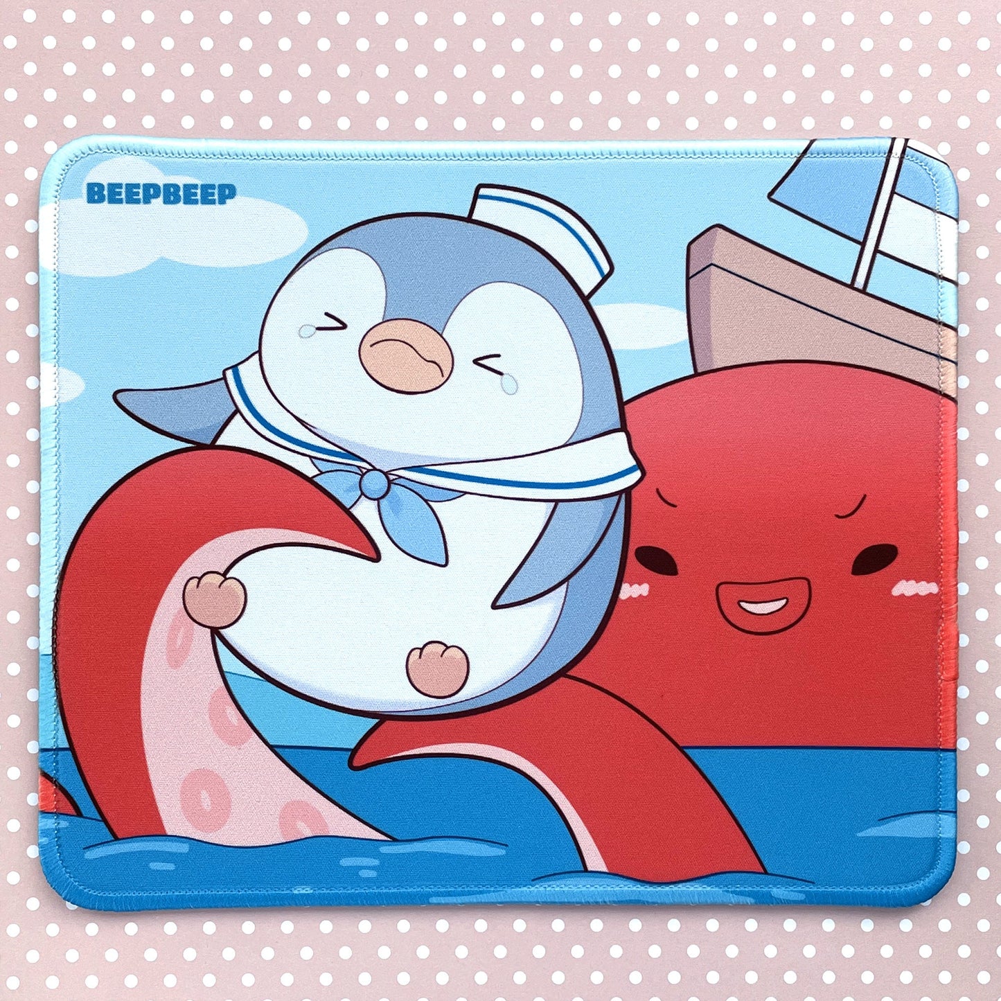 Beep Beep the Penguin Small Mouse Pad