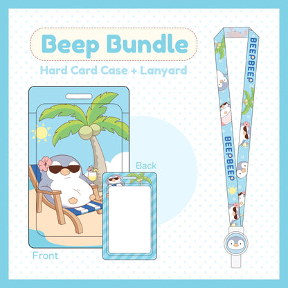 Beep Beep the Penguin Summer Card Case and Lanyard