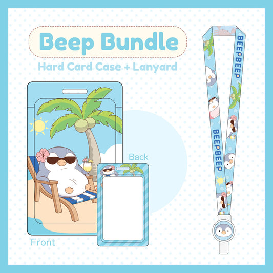 Beep Beep the Penguin Summer Card Case and Lanyard